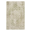 Nourison Astra Machine Washable Center medallion Ivory Green  Area Rug (2' x 4')