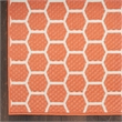 Nourison Reversible Ind/Outd 9' x 12' Coral Area Rug