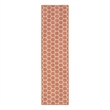 Nourison Reversible Ind/Outd 6' Runner Coral Area Rug