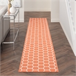 Nourison Reversible Ind/Outd 12' Runner Coral Area Rug