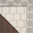 Nourison Reversible Ind/Outd 8' x 10' Grey Area Rug