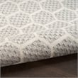 Nourison Reversible Ind/Outd 12' Runner Grey Area Rug