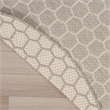 Nourison Reversible Ind/Outd 8' x Round Grey Area Rug