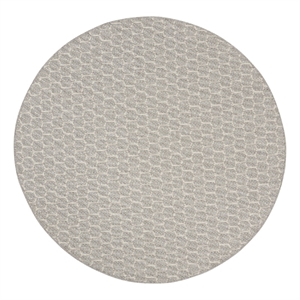 Nourison Reversible Ind/Outd 8' x Round Grey Area Rug