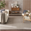 Nourison Reversible Ind/Outd 9' x 12' Grey Area Rug