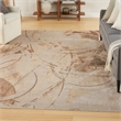 Nourison Astra Machine Washable 7' x 9' Beige Area Rug