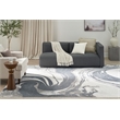 Nourison Astra Machine Washable 7' x 9' Ivory Grey Area Rug