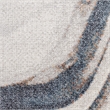 Nourison Astra Machine Washable 7' x 9' Ivory Blue Area Rug