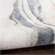 Nourison Astra Machine Washable 7' x 9' Ivory Blue Area Rug