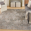 Nourison Astra Machine Washable 7' x 9' Gold Grey Area Rug