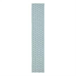 Nourison Reversible Ind/Outd 10' Runner Aqua Area Rug
