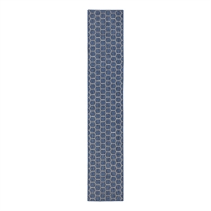 Nourison Reversible Ind/Outd 10' Runner Blue Area Rug