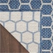 Nourison Reversible Ind/Outd 12' Runner Blue Area Rug