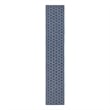 Nourison Reversible Ind/Outd 12' Runner Blue Area Rug