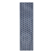 Nourison Reversible Ind/Outd 6' Runner Blue Area Rug