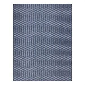 Nourison Reversible Ind/Outd 8' x 10' Blue Area Rug