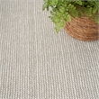 Nourison Textured Home 6' x 9' Ivory Mocha Area Rug