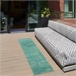 Nourison Essentials 18' Runner Blue Green Area Rug