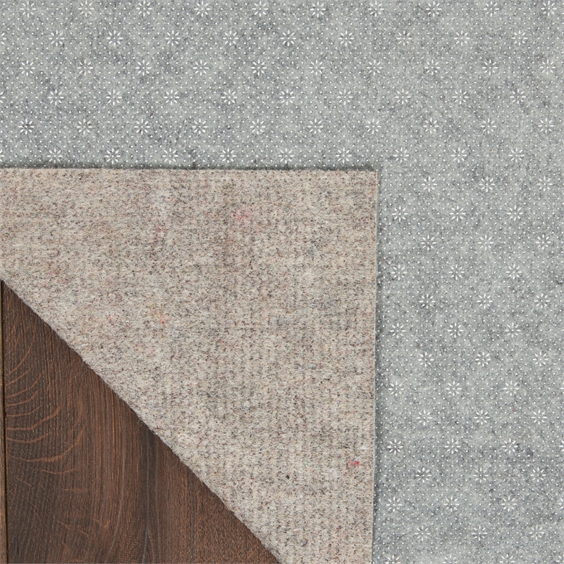 Nourison Rug-Loc Basic 6' Runner Grey Area Rug