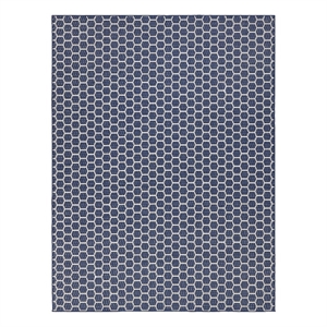 Nourison Reversible Ind/Outd 9' x 12' Navy Area Rug