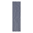 Nourison Reversible Ind/Outd 6' Runner Navy Area Rug