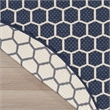 Nourison Reversible Ind/Outd 8' x Round Navy Area Rug