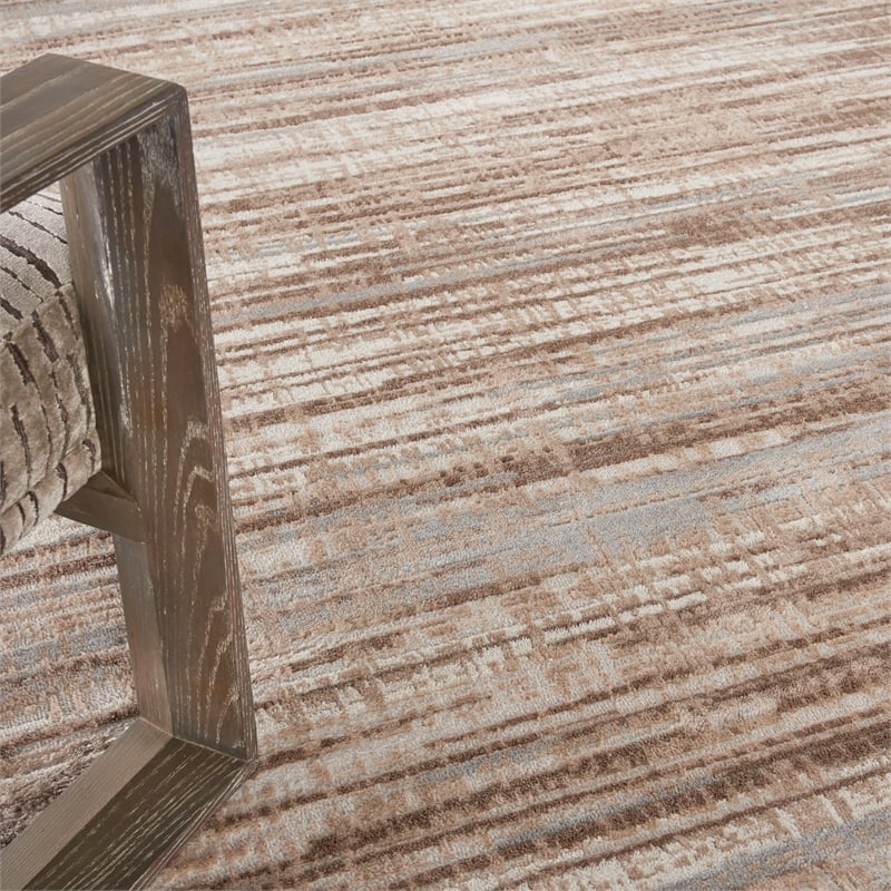 Nourison Elation 8' x 11' Ivory Grey Area Rug