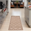 Nourison Easy Care 6' Runner Natural Beige Area Rug