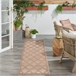 Nourison Easy Care 6' Runner Natural Beige Area Rug