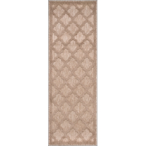 Nourison Easy Care 6' Runner Natural Beige Area Rug