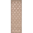 Nourison Easy Care 6' Runner Natural Beige Area Rug