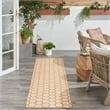 Nourison Reversible Ind/Outd 6' Runner Natural Area Rug