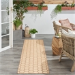 Nourison Reversible Ind/Outd 8' Runner Natural Area Rug