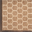 Nourison Reversible Ind/Outd 12' Runner Natural Area Rug