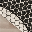 Nourison Reversible Ind/Outd 8' x Round Black Area Rug