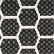 Nourison Reversible Ind/Outd 12' Runner Black Area Rug