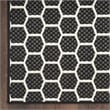 Nourison Reversible Ind/Outd 10' Runner Black Area Rug