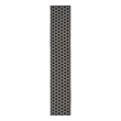 Nourison Reversible Ind/Outd 10' Runner Black Area Rug