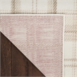 Nourison Home Grafix 6' Runner Ivory Beige   Area Rug