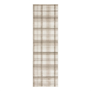 Nourison Home Grafix 6' Runner Ivory Beige   Area Rug