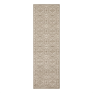 Nourison Home Jubilant 6' Runner Taupe   Area Rug