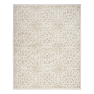 Nourison Home Jubilant 6' x 9' Ivory Beige   Area Rug