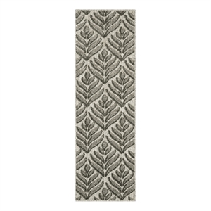 Nourison Home Aloha 6' Runner Charcoal   Area Rug