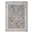 Nourison Home Astra Machine Washable 5' x 7' Ivory Multicolor   Area Rug