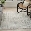 Nourison Home Cozy Modern 7' x 9' Ivory Black   Area Rug
