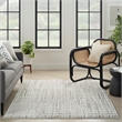 Nourison Home Cozy Modern 7' x 9' Ivory Black   Area Rug