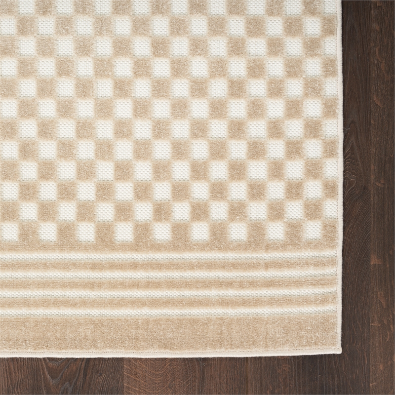 Nourison Home Casual 7' x 9' Beige   Area Rug