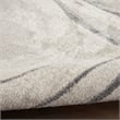 Nourison Home Astra Machine Washable 5' x 7' Silver Blue   Area Rug