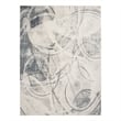 Nourison Home Astra Machine Washable 5' x 7' Silver Blue   Area Rug