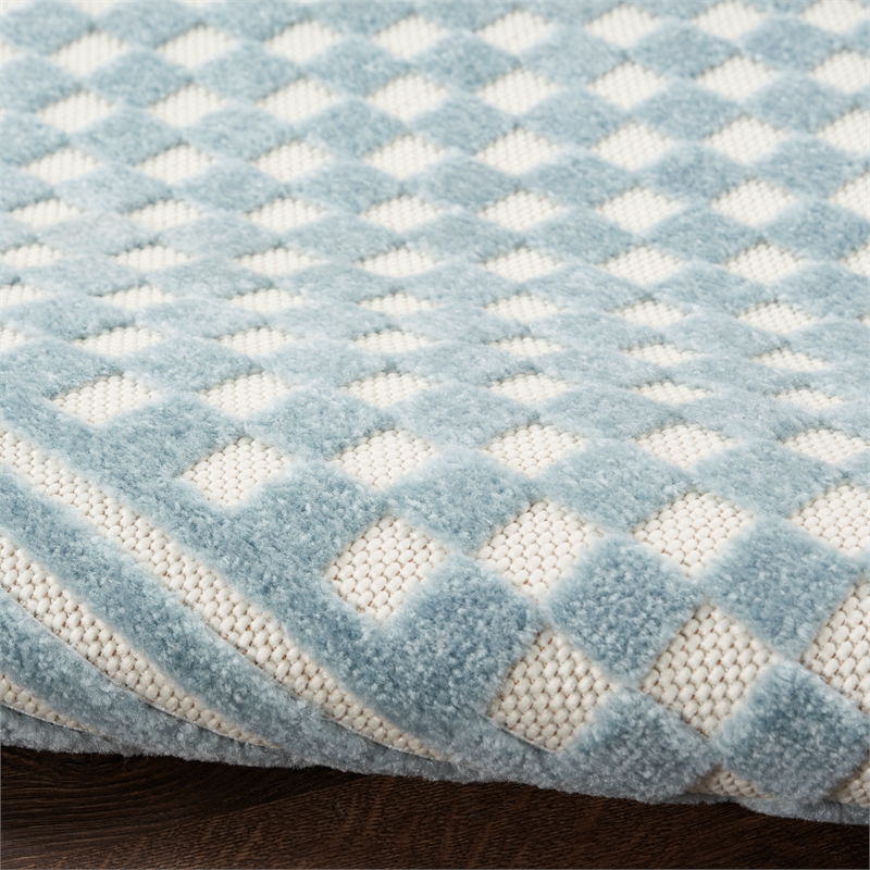 Nourison Home Casual 4' x 6' Blue   Area Rug